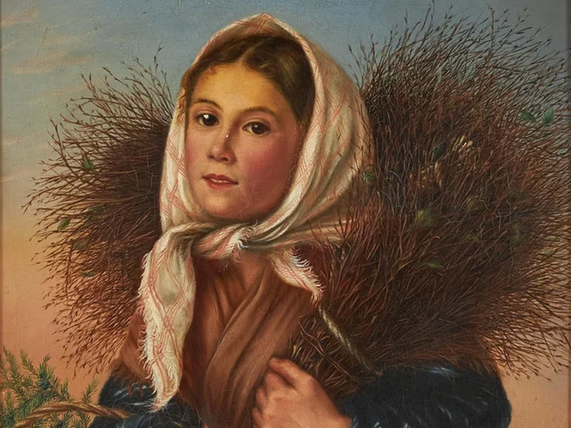 1827-Elisabeth Blomqvist - Fabbricante di scope